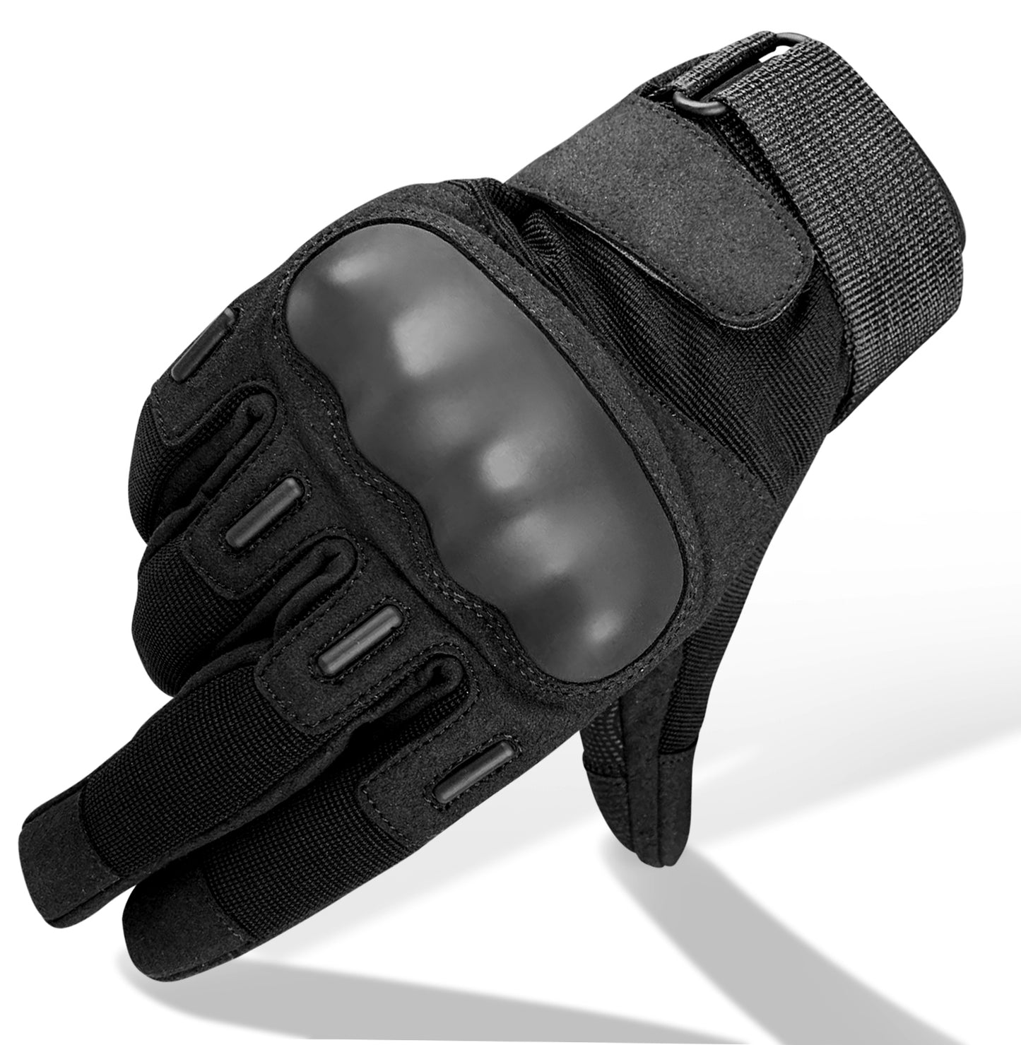 Men's Iconic Tactical Military Protection Motorcycle Outdoor Gloves Black