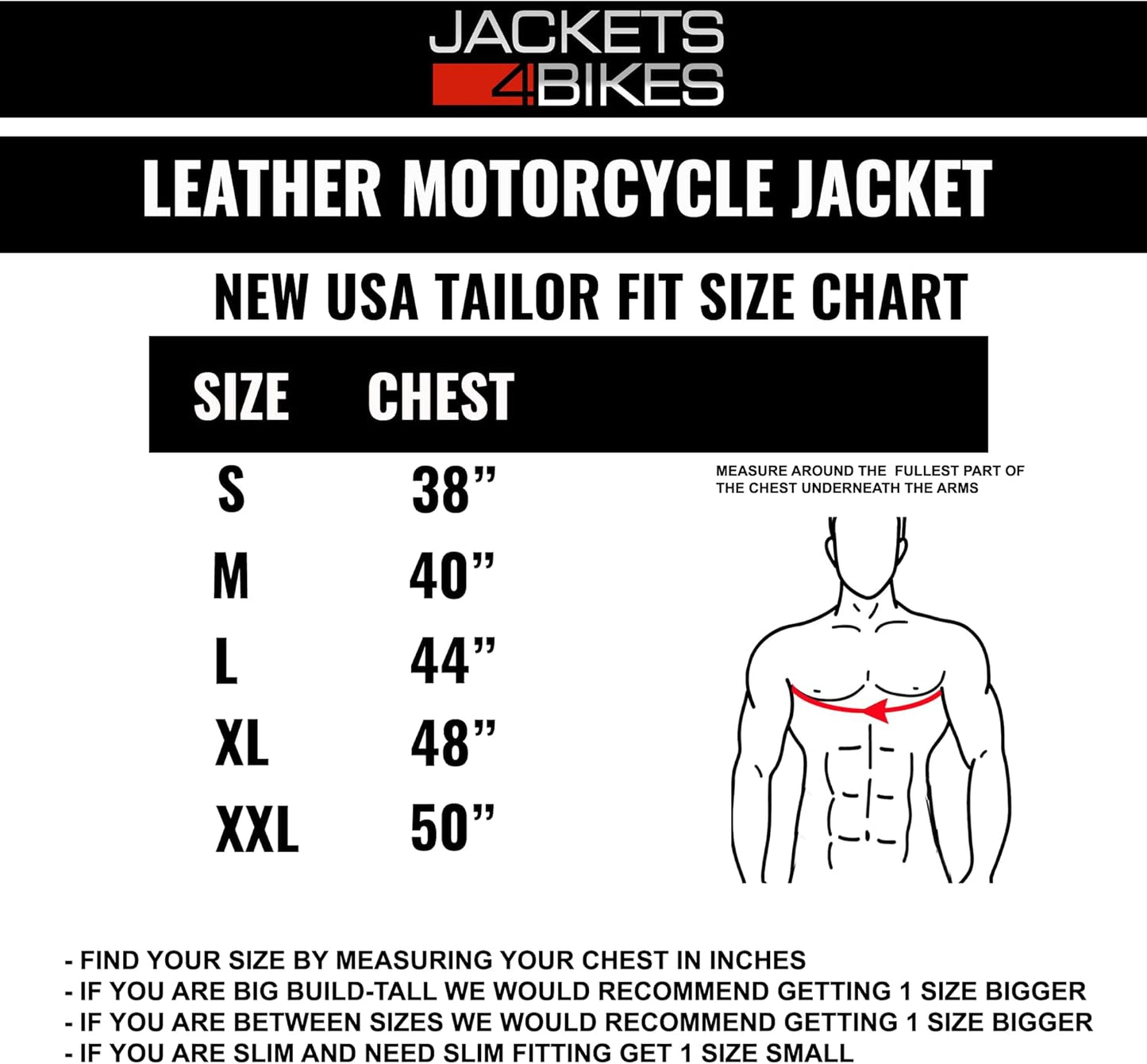 Outrider Leather Men’s Premium Black Buffalo Cruiser Motorcycle Jacket