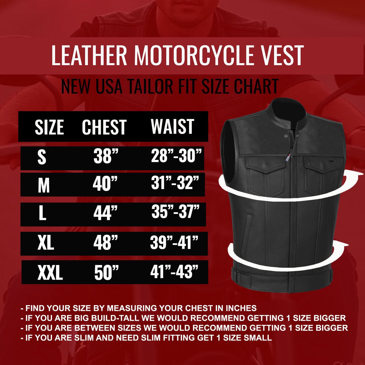 Men's ARMOR Leather SOA Anarchy Motorcycle Biker Club Concealed Carry Vest