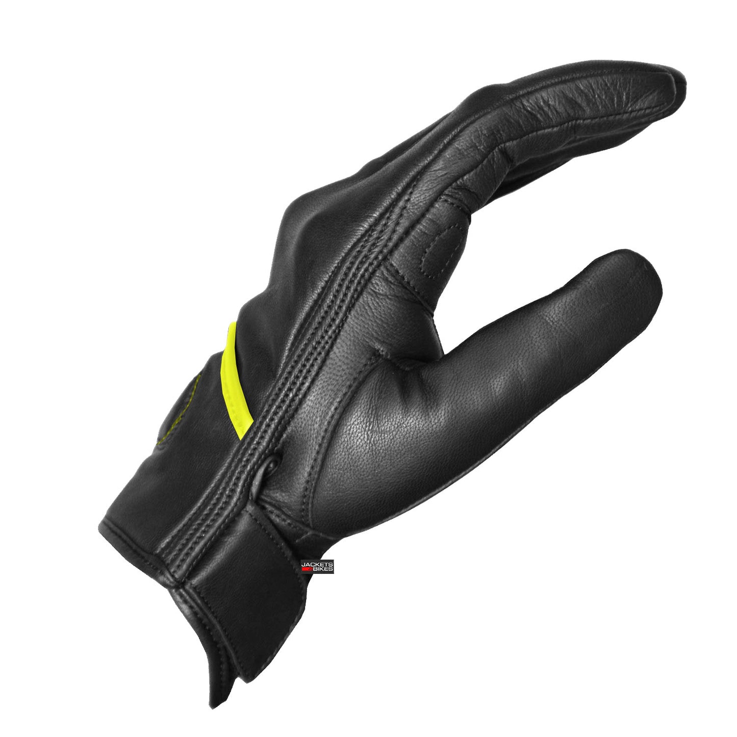 Men's Premium Leather Street Motorcycle Protective Cruiser Biker Gel Gloves BlackGreen
