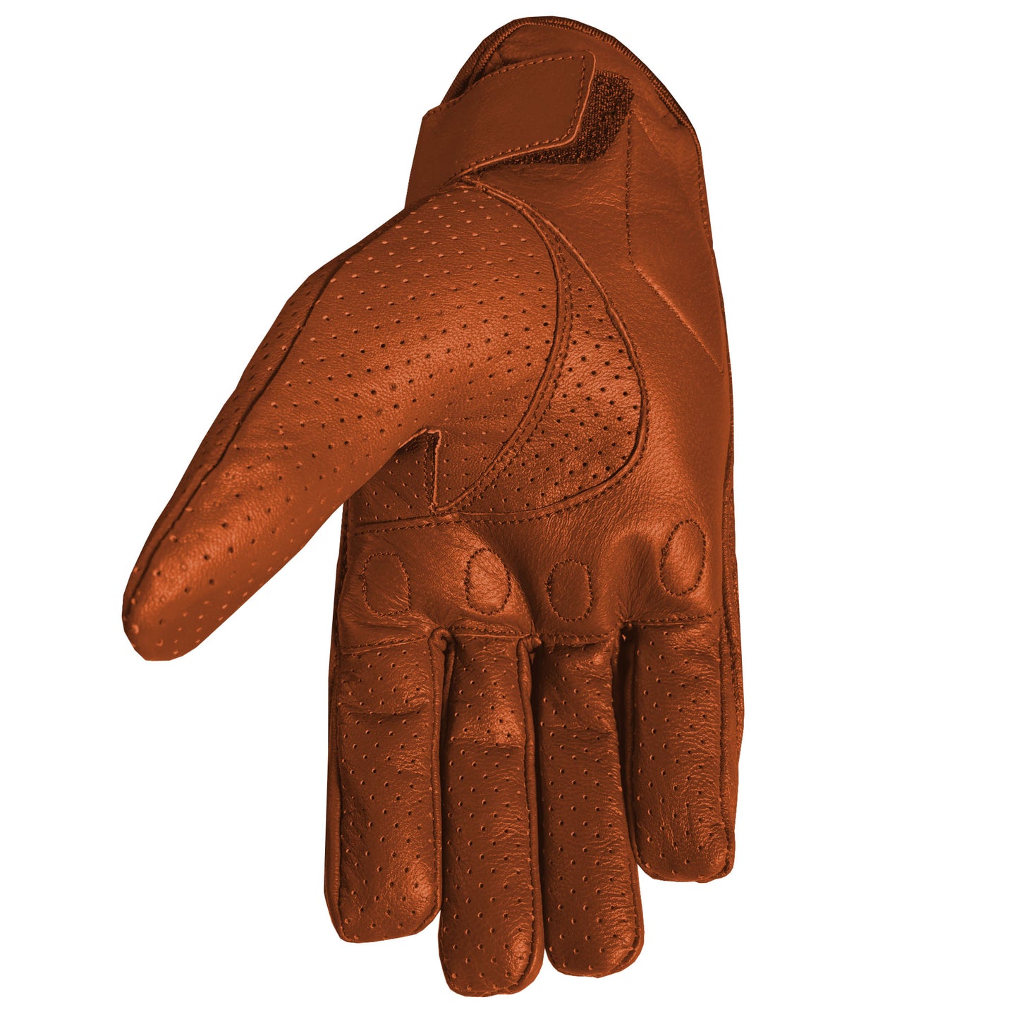 Motorcycle Bicycle Riding Racing Bike Protective Armor Gel Leather Gloves Tan