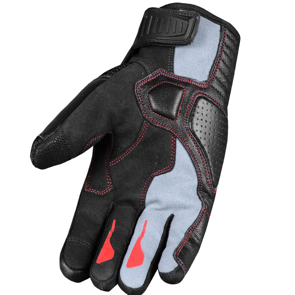 Jackets 4 Bikes Men Motorcycle Gloves Premium Leather Touchscreen Cruising Street Riding