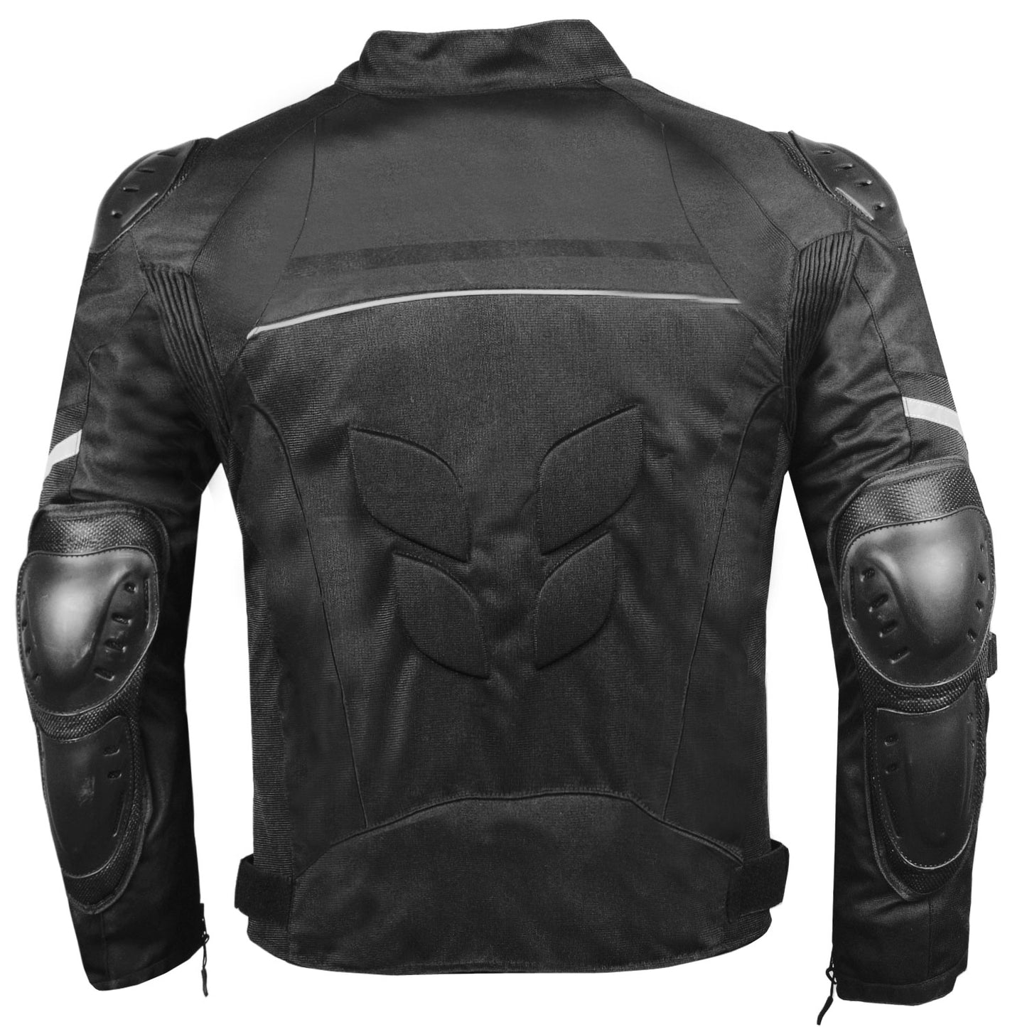 AirTrek Mens Mesh Motorcycle Touring Waterproof Rain Armor Biker Jacket Black