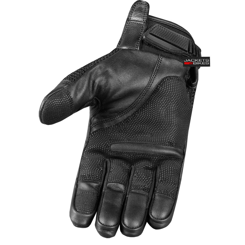 Jackets 4 Bikes Men's Motorcycle Tactical Premium Goat Leather & AirMesh Gloves Bikers