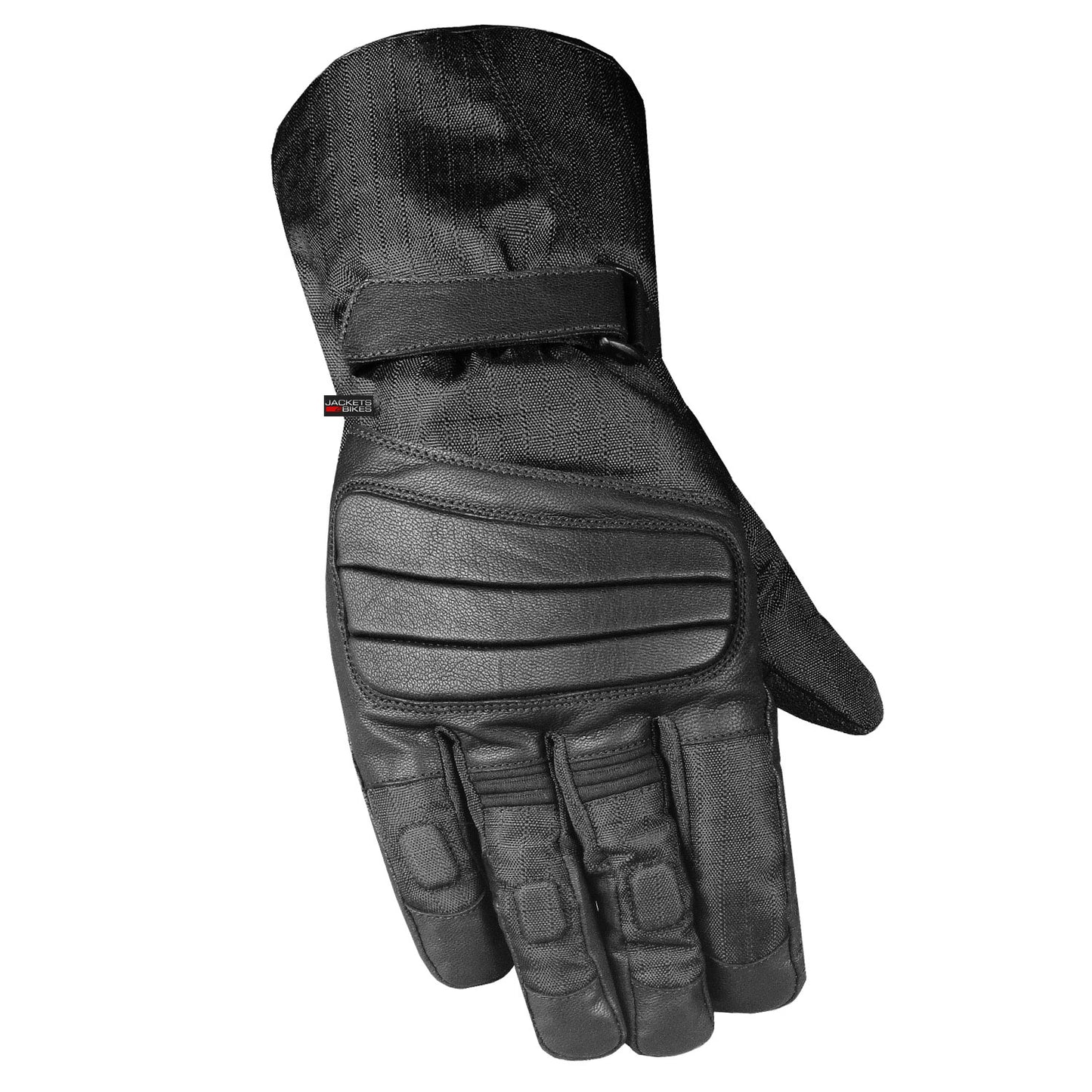 Men's Winter Ski Snowmobile Motorcycle Leather Thermal Waterproof Gloves