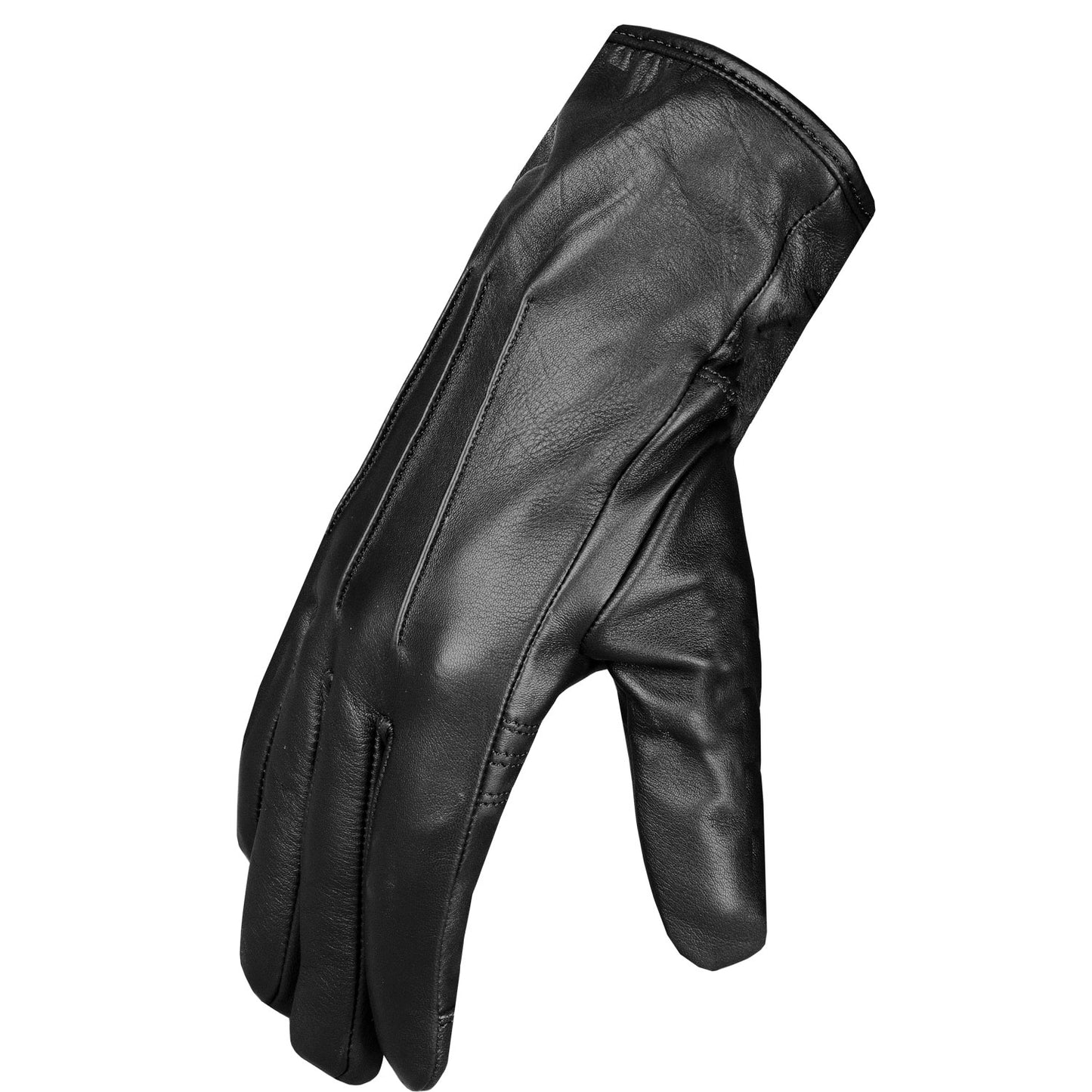 Men's Premium Lambskin Leather Warm Cashmere Winter Driving Dress Gloves