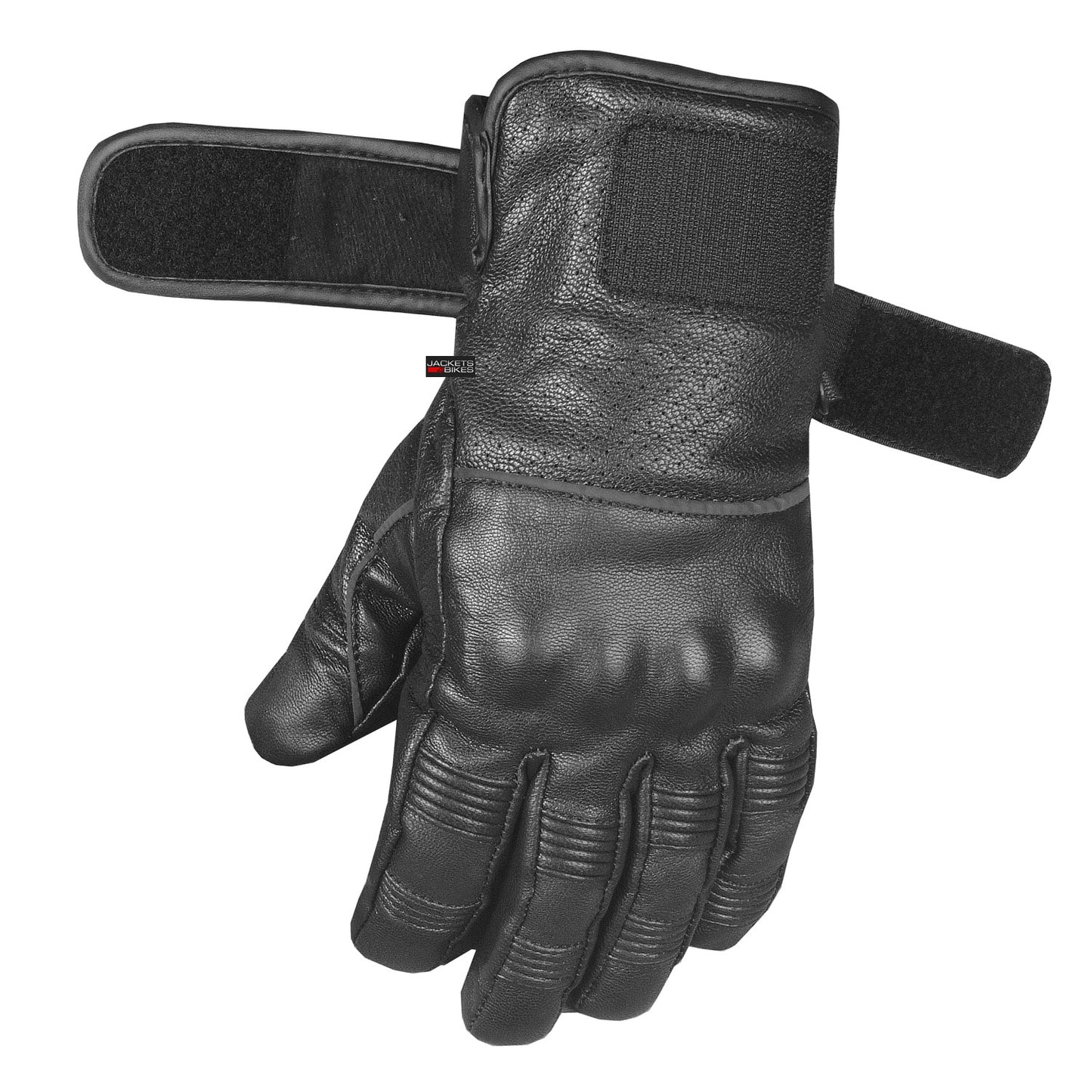 Men's New Motorcycle Leather Armor Gel Padded Ventilated Reflective Gloves