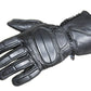 NEW THINSULATE MOTORCYCLE LEATHER FULL GLOVES BLACK