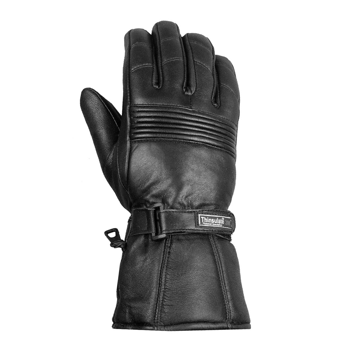 Motorcycle Biker Riding Sheep Leather Gloves Flexible Stretch SL7 Black