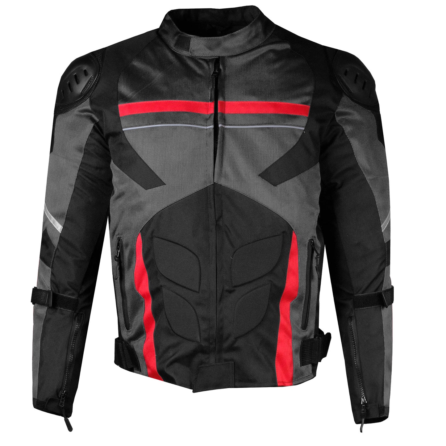 AirTrek Mens Mesh Motorcycle Touring Waterproof Rain Armor Biker Jacket