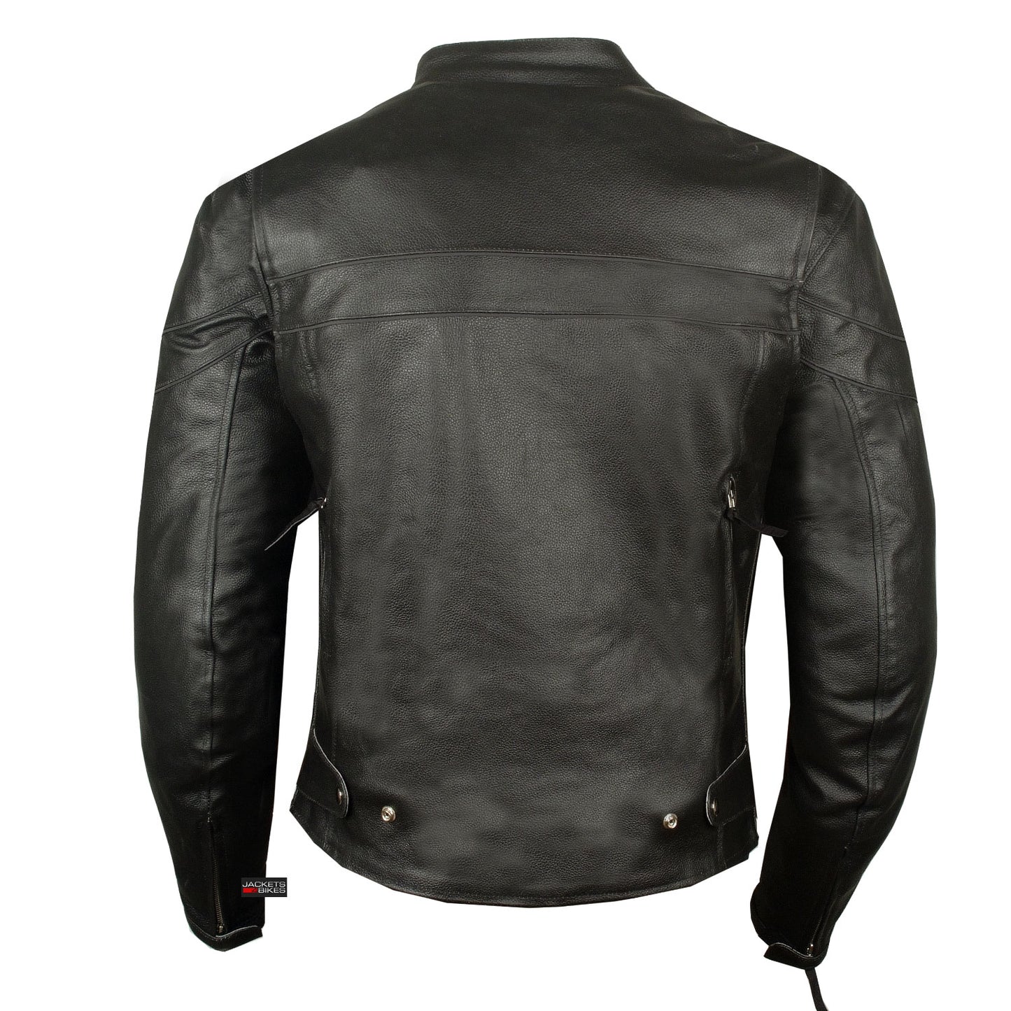 Men's Throttle Motorcycle Ventilated Street Cruiser Armor Biker Black Jacket