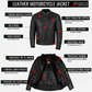 Men's REVOLT Natural Premium Buffalo Leather Motorcycle Jacket