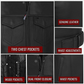 Men's ARMOR Leather SOA Anarchy Motorcycle Biker Club Concealed Carry Vest