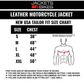 Men's ICONIC Motorcycle Premium Leather Classic Side Lace Biker Jacket