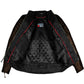 Men's REVOLT Natural Premium Buffalo Leather Motorcycle Jacket Brown