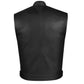 Men's ARMOR Leather SOA Anarchy Motorcycle Biker Club Concealed Carry Vest
