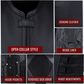 NEW BIKER MOTORCYCLE LEATHER VEST STYLISH BLACK