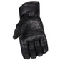 Jackets 4 Bikes Men's Genuine Leather Cruiser Street Biker Padded Gloves BlackRed