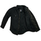 Jackets 4 Bikes PERFORMER Armored Motorcycle Flannel Shirt for Men – CE Armor, Hidden Utility Pockets Ventilated Black