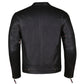 Men's Commuter Premium Natural Buffalo Armor Motorcycle Leather Biker Jacket
