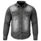 Jackets 4 Bikes Performer Men's Motorcycle Shirt with Level 2 CE Armor Protection, Conceal Carry Pockets Biker Flannel Shirt