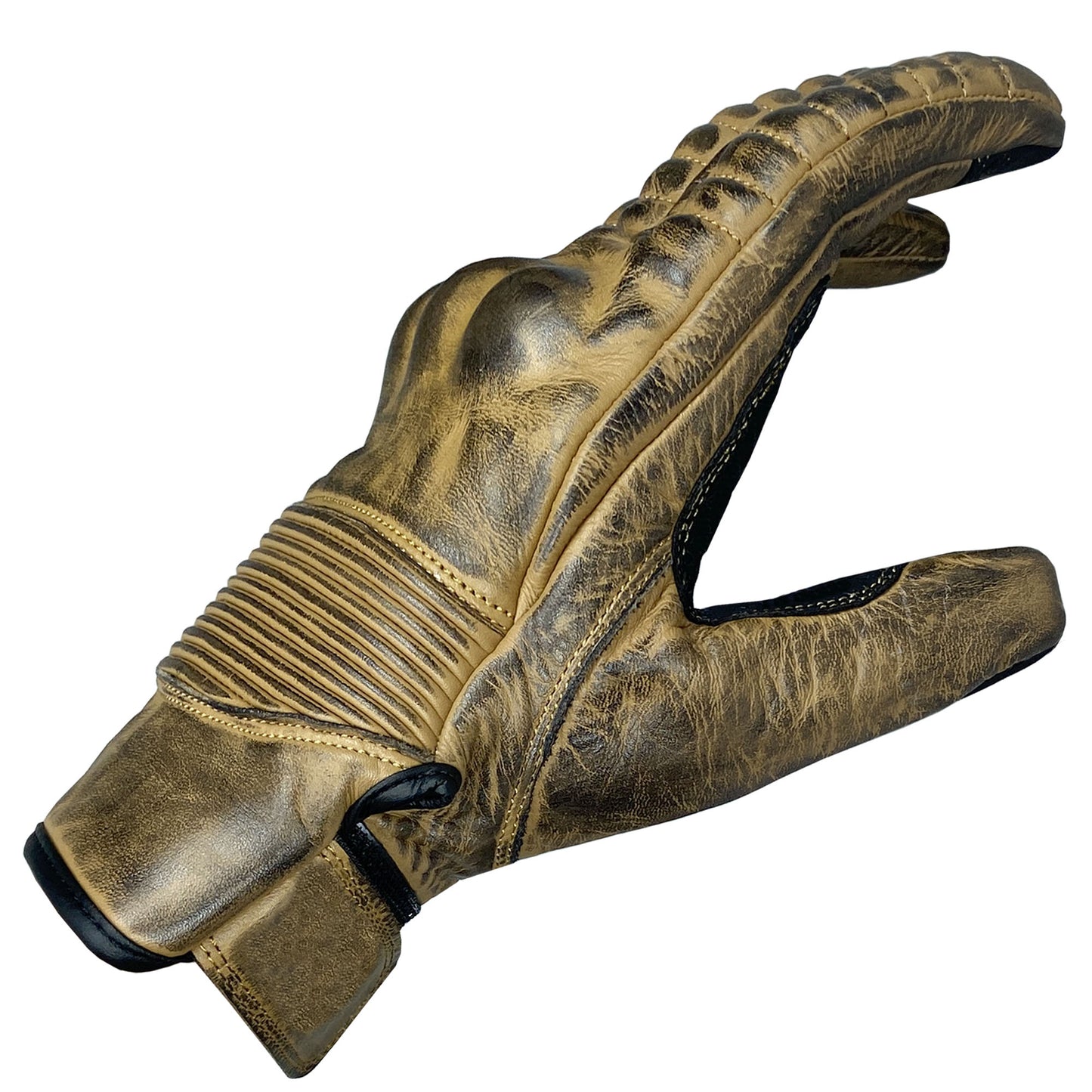 Jackets 4 Bikes Throttle Motorcycle Gloves for Men - Leather Motorbike Riding Gloves, Touchscreen, Anti-Slip, Street Cruiser Riders