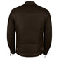 Men's REVOLT Natural Premium Buffalo Leather Motorcycle Jacket Brown