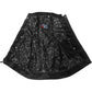 SOA Men's Leather Motorcycle Concealed Gun Pockets Biker Club Vest Paisley White