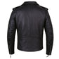 Men's ICONIC Motorcycle Premium Leather Classic Side Lace Biker Jacket