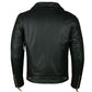 Outrider Leather Men’s Premium Black Buffalo Cruiser Motorcycle Jacket