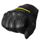 Motorcycle Bicycle Riding Racing Bike Protective Armor Gel Leather Gloves BlackGreen