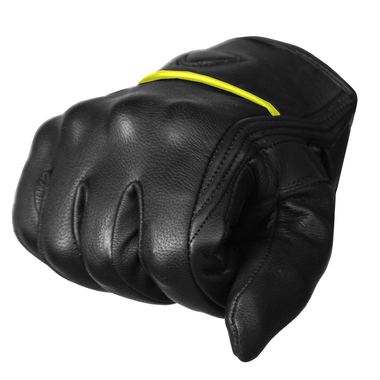 Motorcycle Bicycle Riding Racing Bike Protective Armor Gel Leather Gloves BlackGreen