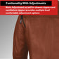 Men's REVOLT Natural Premium Buffalo Leather Motorcycle Jacket Tan