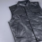 SOA Men's Leather Vest Anarchy Motorcycle Biker Club Concealed Carry Outlaws