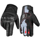 Jackets 4 Bikes Men Motorcycle Gloves Premium Leather Touchscreen Cruising Street Riding