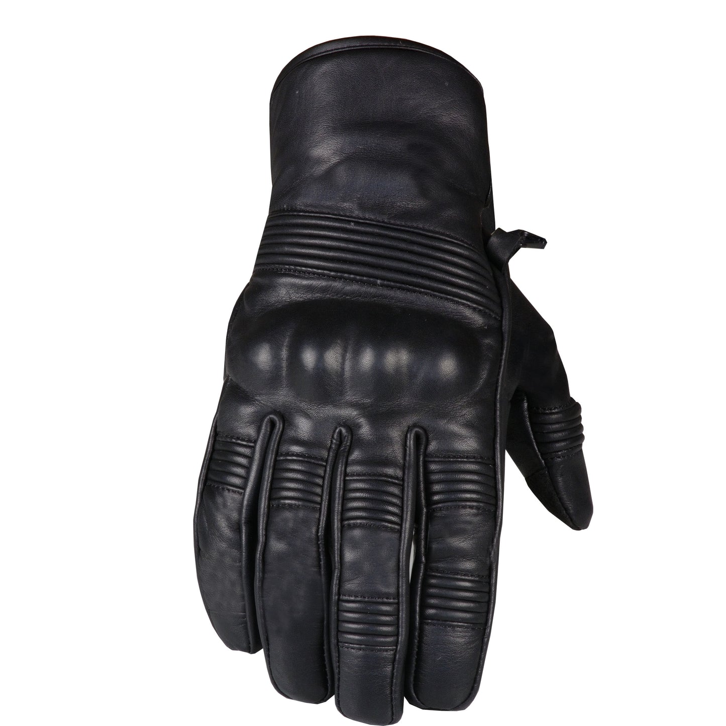 Jackets 4 Bikes Men's Genuine Leather Cruiser Street Biker Padded Gloves