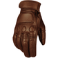 New Vintage Mens Leather Cruiser Protective Motorcycle Riding Racing Gloves Tan