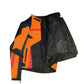 AirTrek Mens Mesh Motorcycle Touring Waterproof Rain Armor Biker Jacket Orange