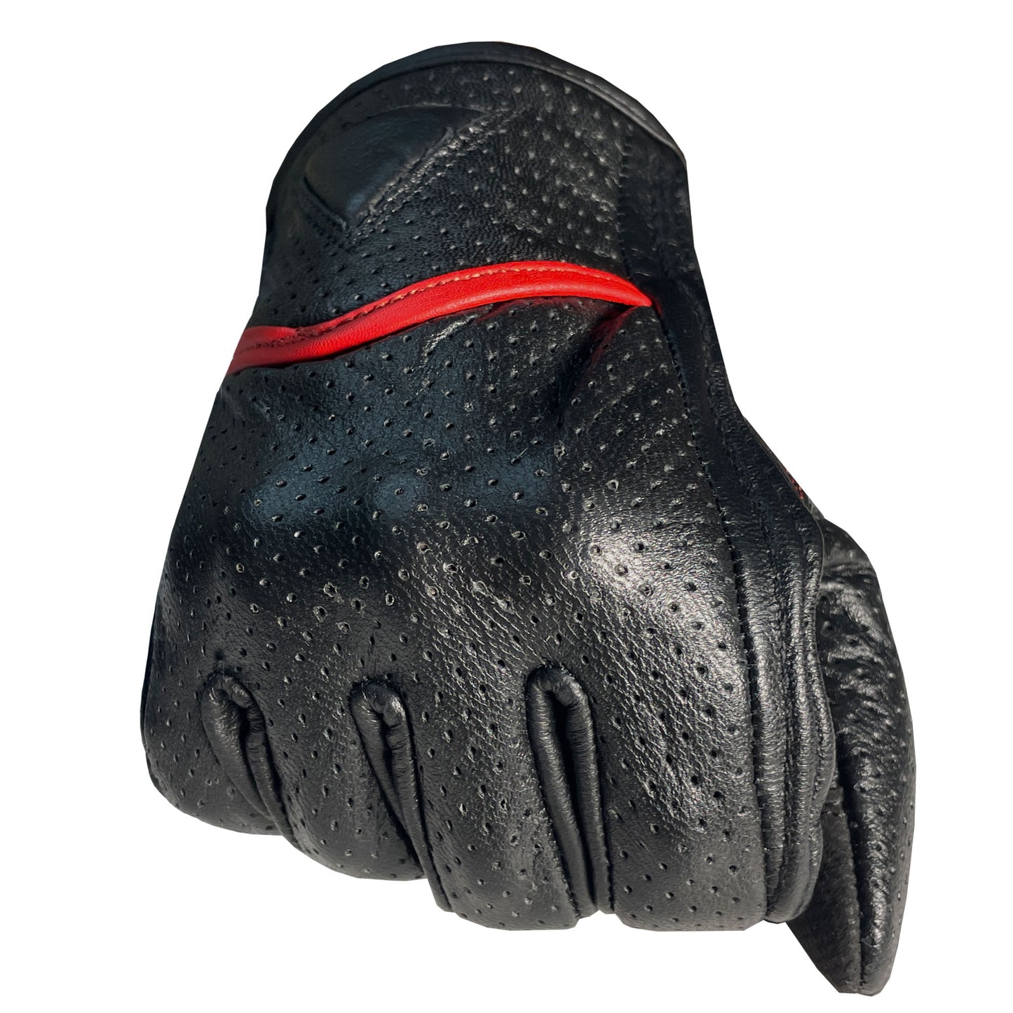 Motorcycle Bicycle Riding Racing Bike Protective Armor Gel Leather Gloves BlackRed