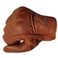 Motorcycle Bicycle Riding Racing Bike Protective Armor Gel Leather Gloves Tan