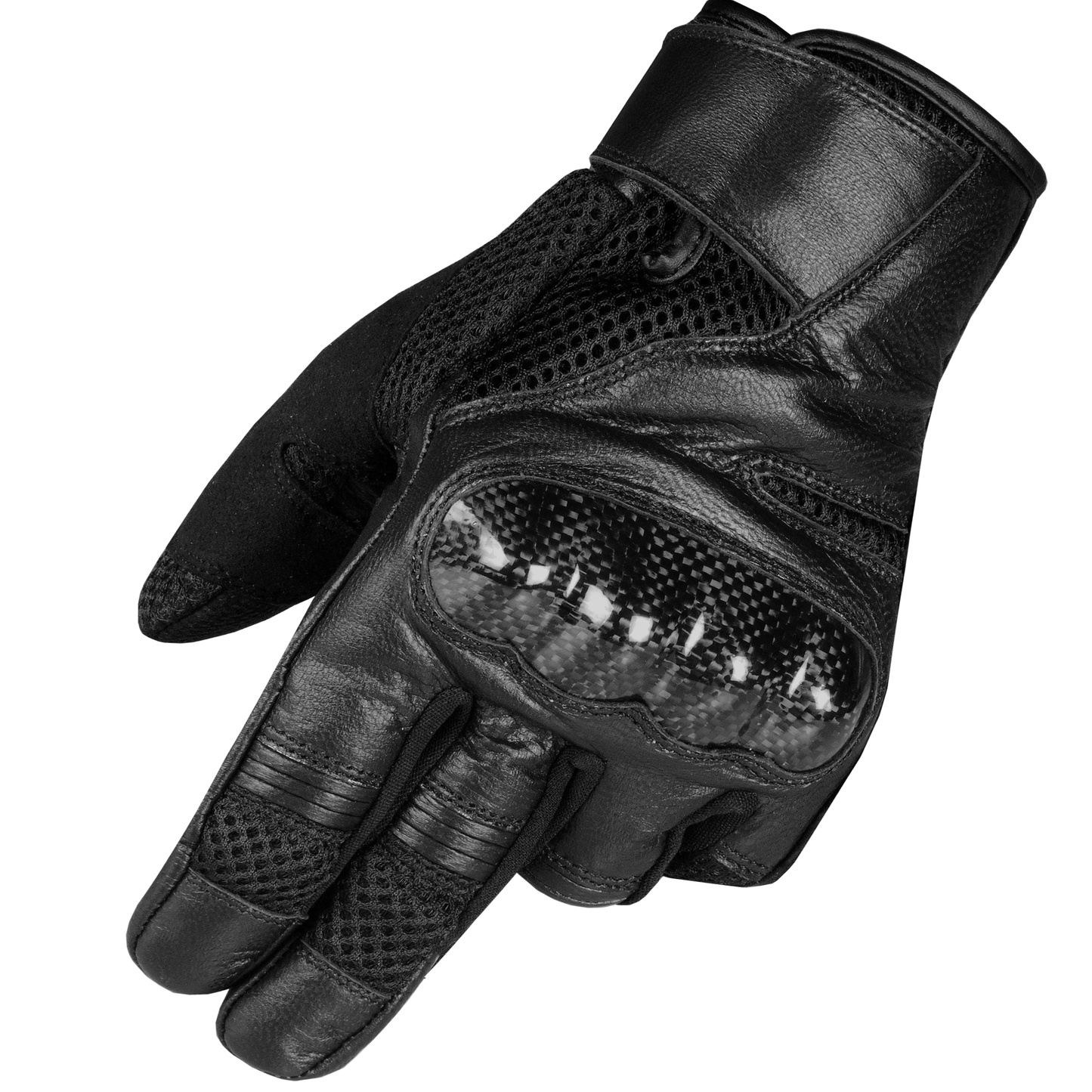 Jackets 4 Bikes Men's AirGrp Motorcycle Gloves Touchscreen Leather Street Cruiser Dirt Bike Protective Breathable