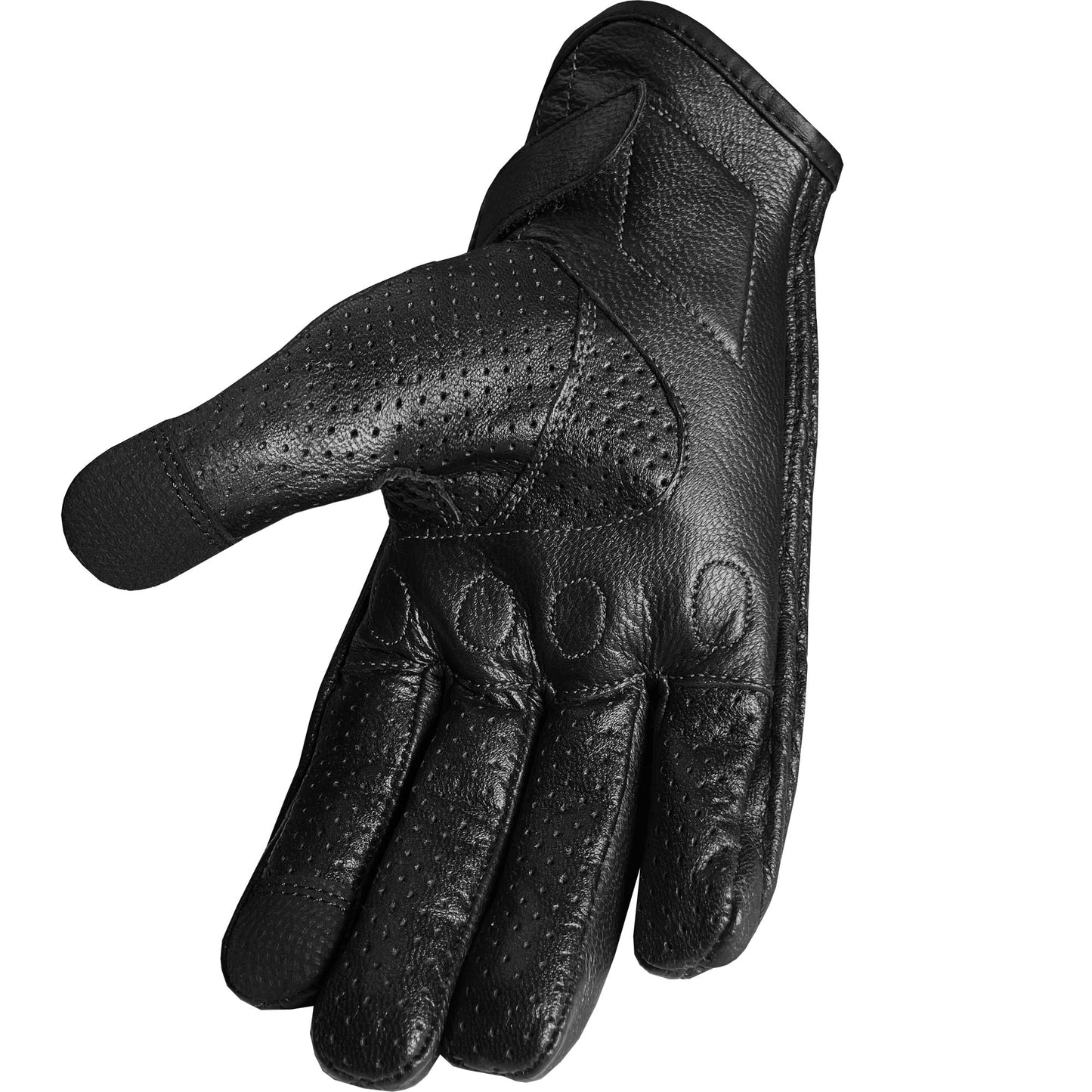 Motorcycle Bicycle Riding Racing Bike Protective Armor Gel Leather Gloves BlackWhite