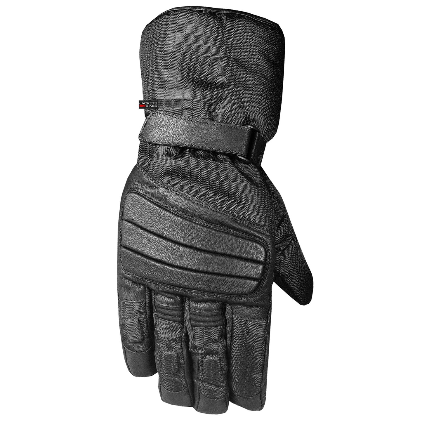 Men's Winter Ski Snowmobile Motorcycle Leather Thermal Waterproof Gloves
