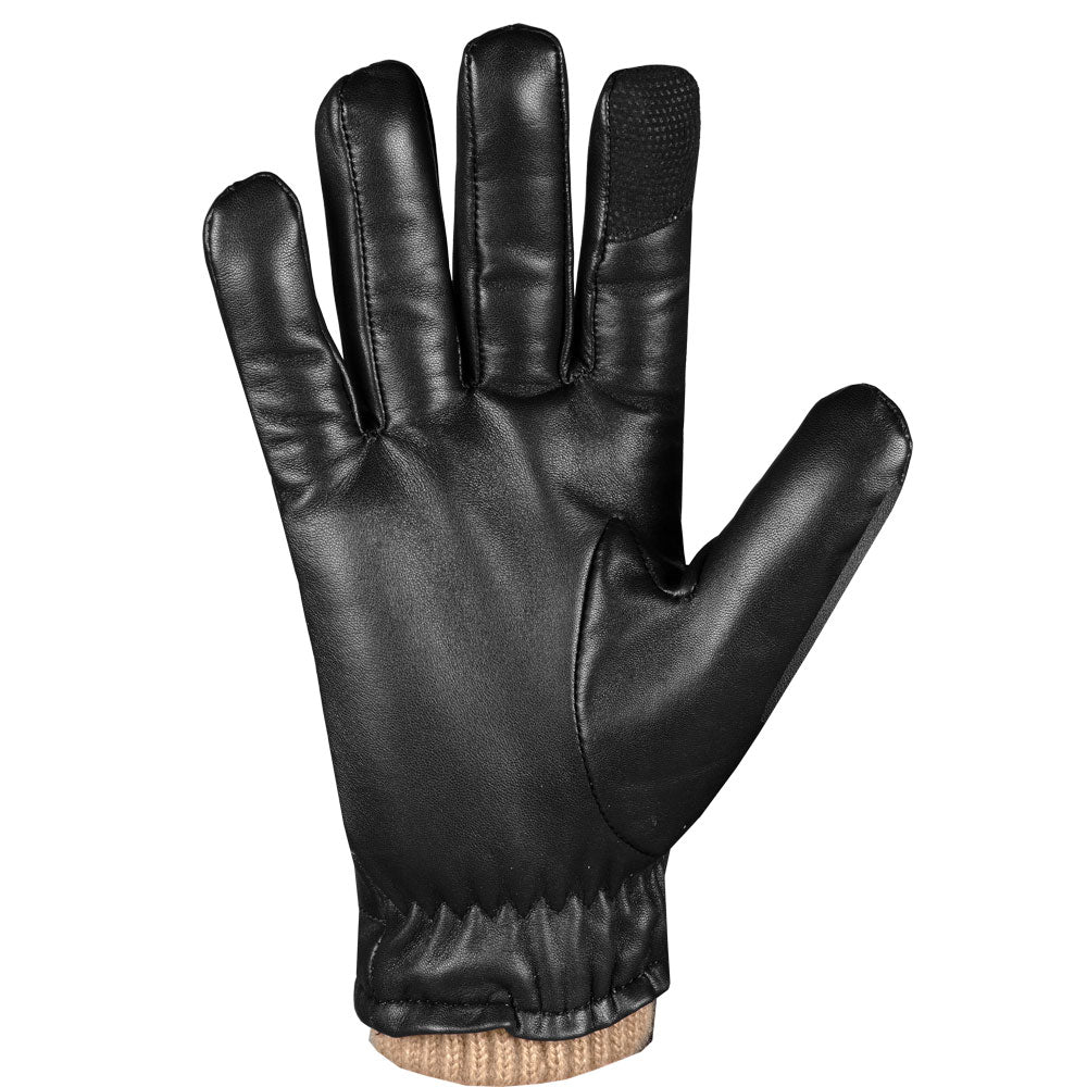 Men's Premium Lambskin Leather Winter Driving Dress Warm Cashmere Gloves