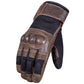 Men's Cafe Racer Cruiser Motorcycle Biker Leather Mesh Gloves
