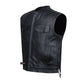 SOA Motorcycle Sons of Anarchy ARMOR Leather Open Collar Leather Biker Vest