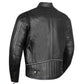 Men's Raider Premium Natural Buffalo Leather Motorcycle Armor Biker Jacket