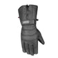 Men's Thinsulate Sheep Leather Winter Motorcycle Street Cruiser Gloves Black